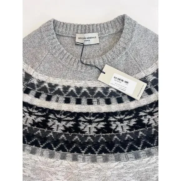 $789 officiate generale Manila Wool Sweater Size Large - Picture 2 of 14